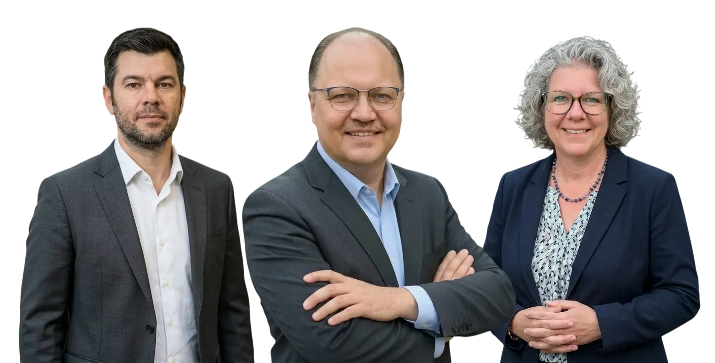 Andrew, Rosty and Ann of the Green Turtle Cloud Bookkeeping team